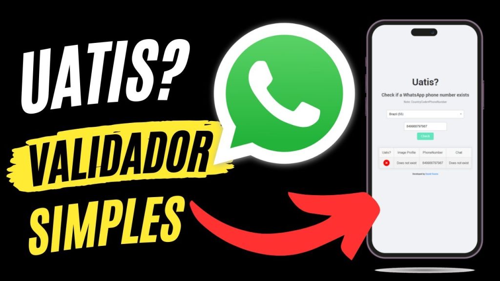 Uatis? Verificador de Número de WhatsApp Simples de Usar